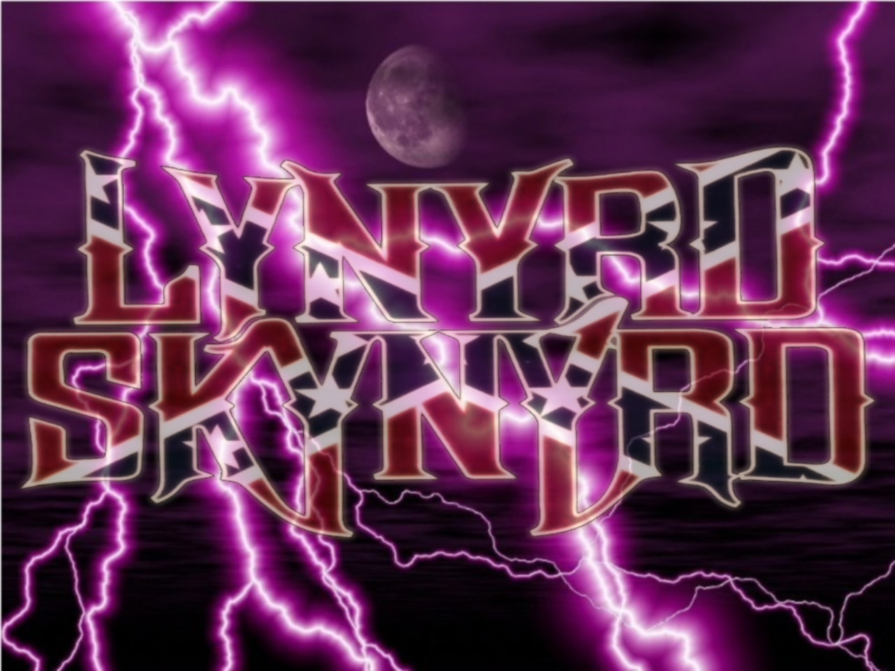 Lynyrd Skynyrd In Lightning by Bassplayer - Desktop Wallpaper