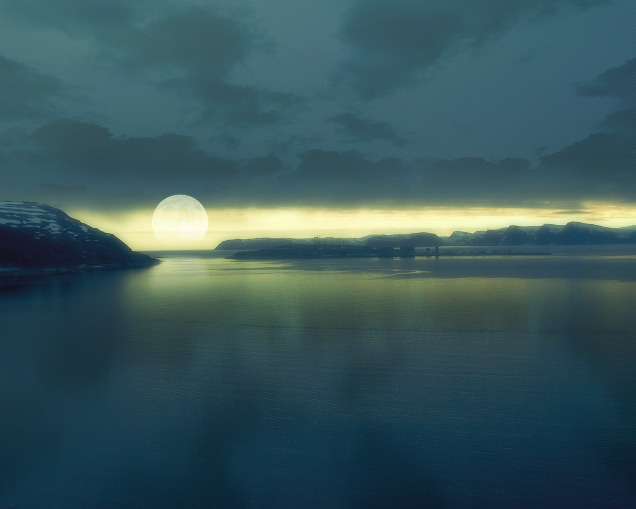 Moonset by desktopit-blogspot - Desktop Wallpaper