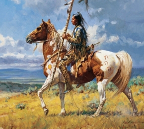 Native American Art by Martin Grelle - Desktop Wallpaper